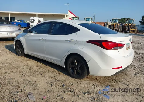 2015 Hyundai Elantra Se from USA, damaged, VIN 5NPDH4AE8FH594358